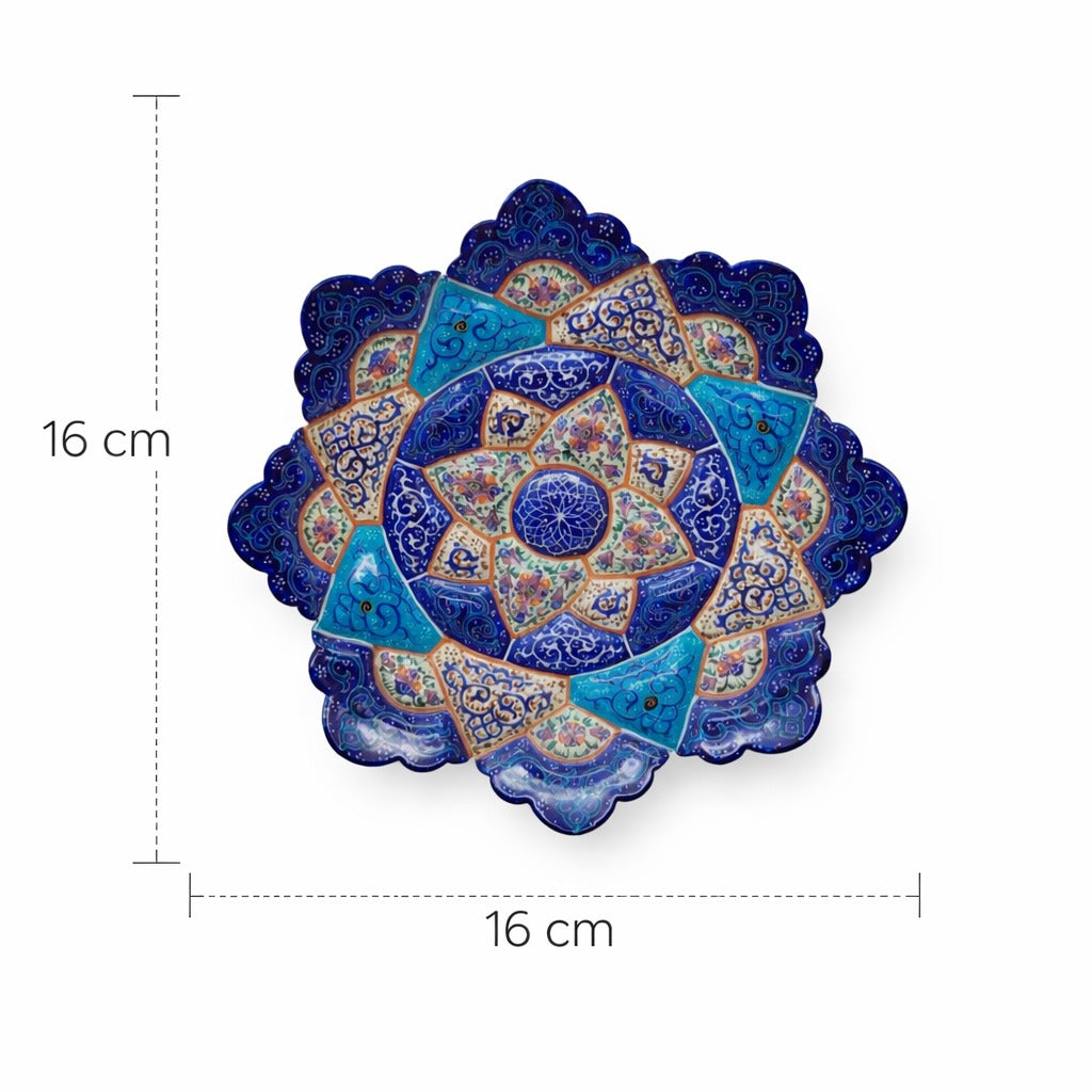 Minakari Plate Design 1006