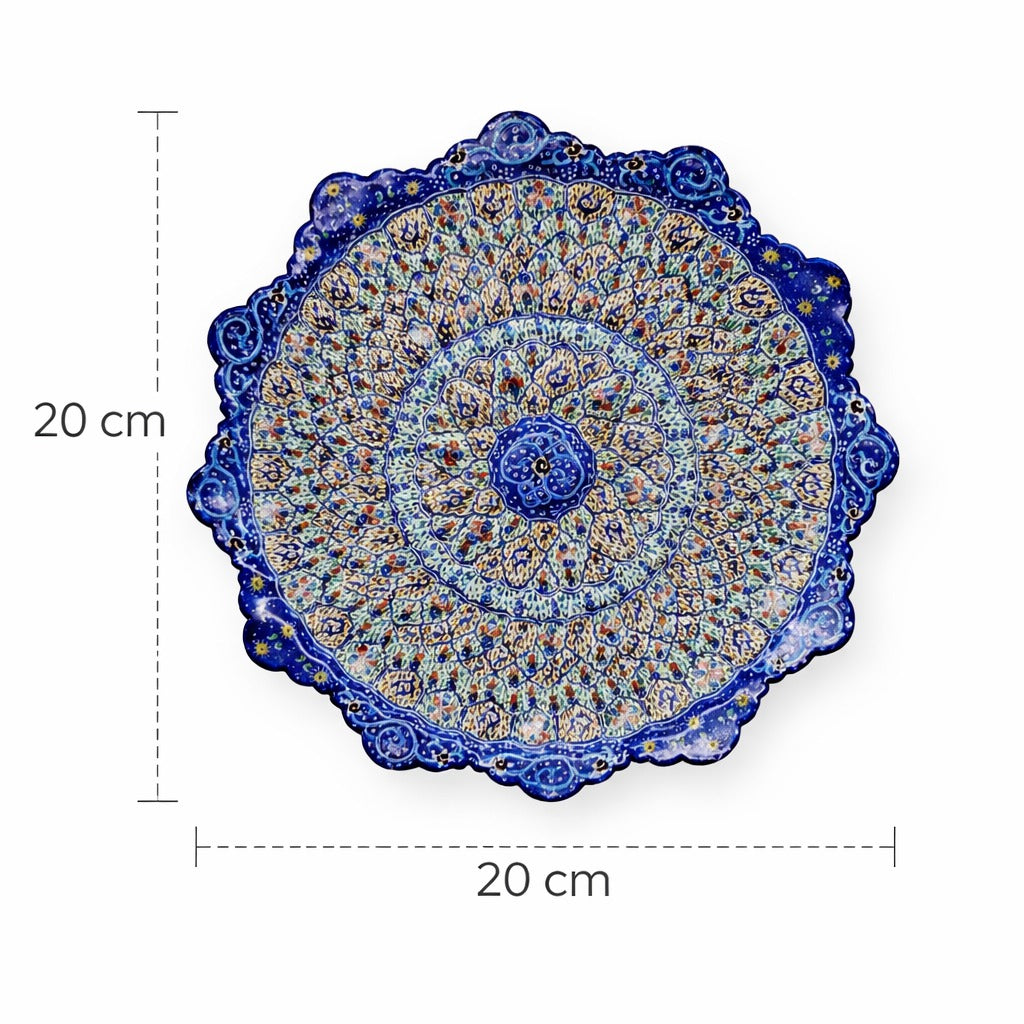Minakari Plate design 1003