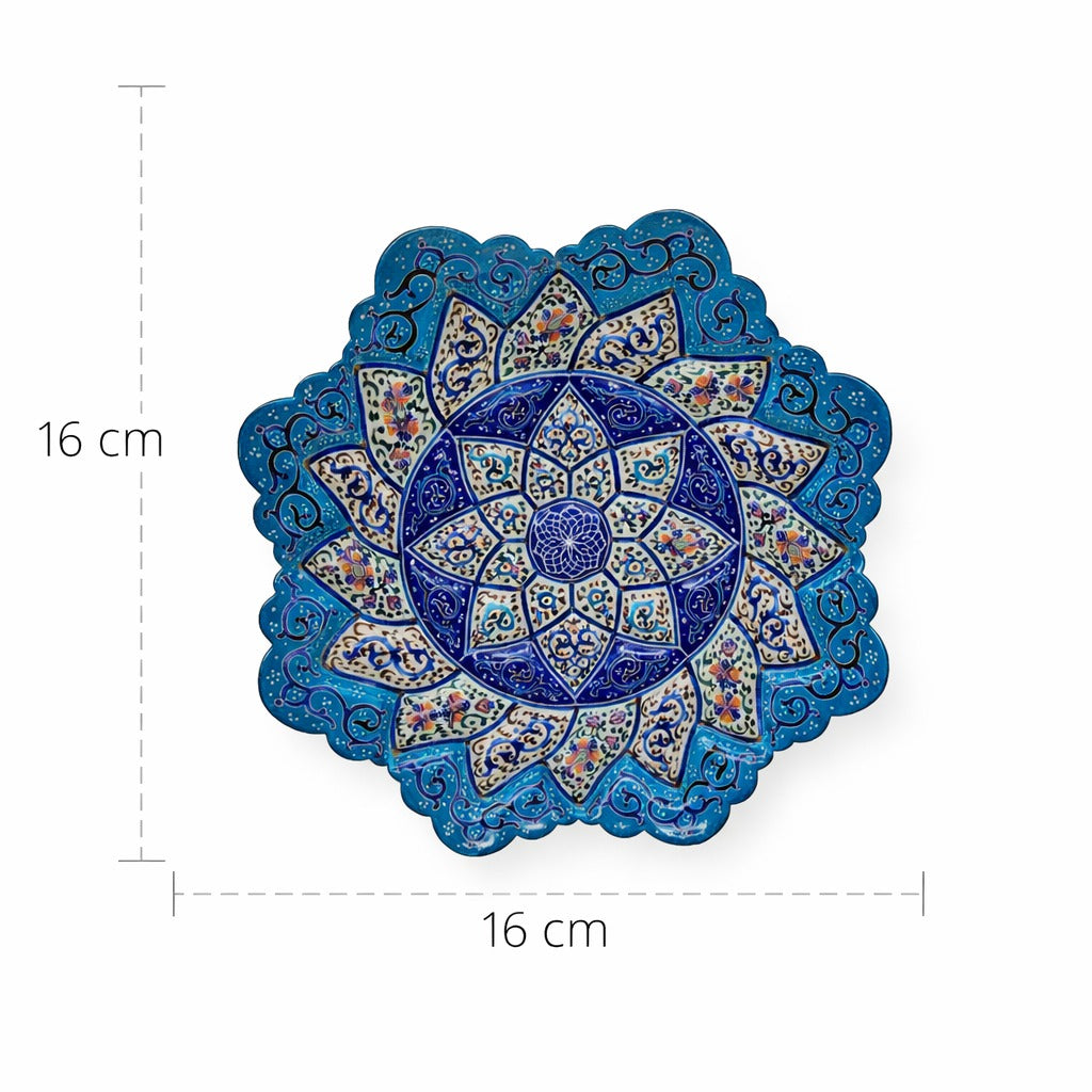 Minakari Plate Design 1010