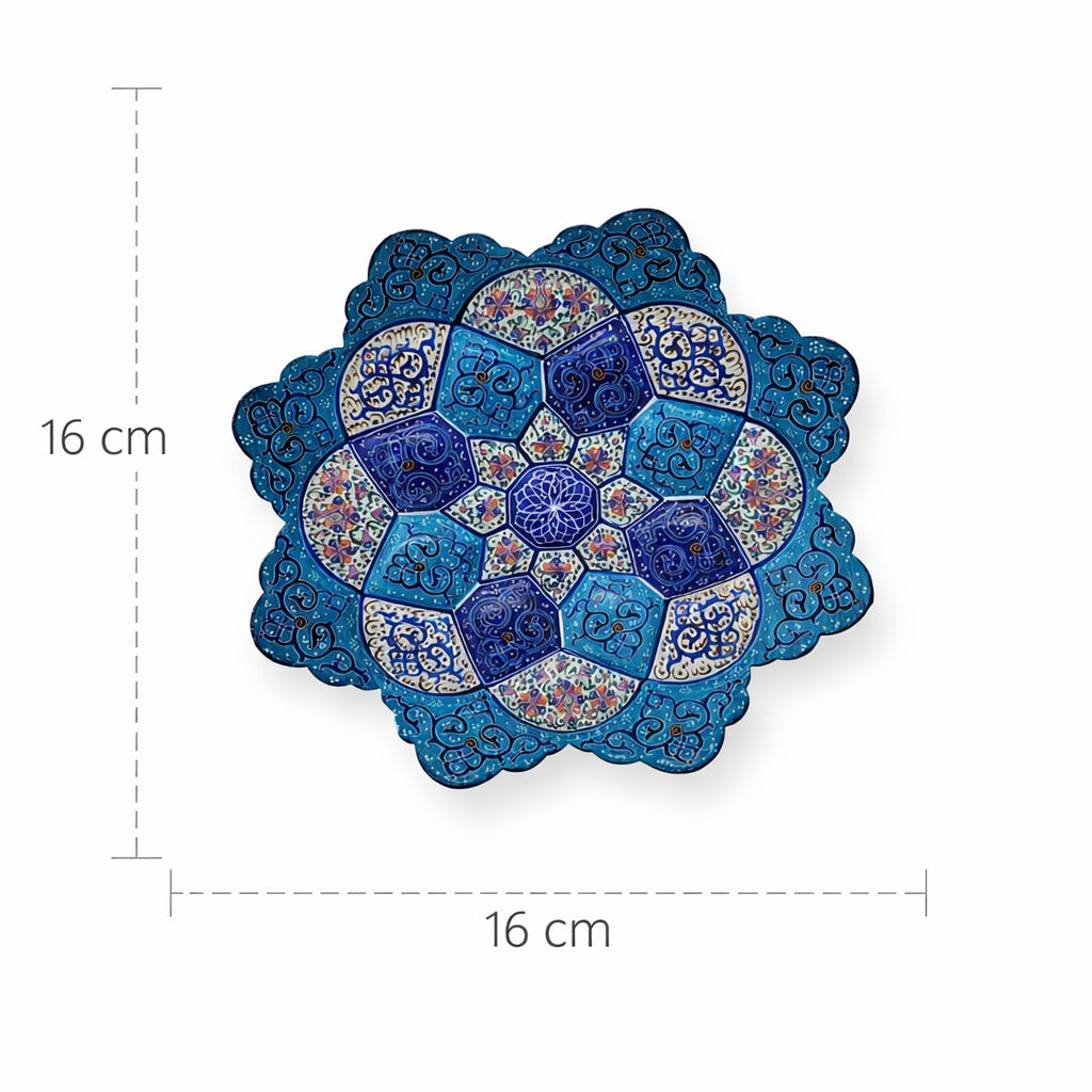 Minakari Plate Design 1007