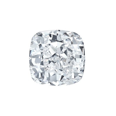 Luxe Cushion Bezel Set Diamond Ring in White Gold