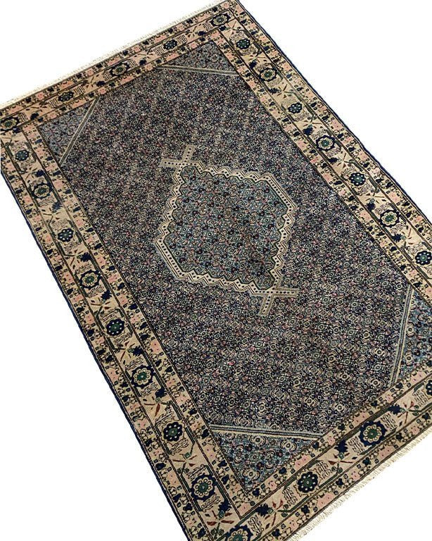 Ardabil Rug– Hand-Knotted Persian Fish Design Carpet (2.6 m²)
