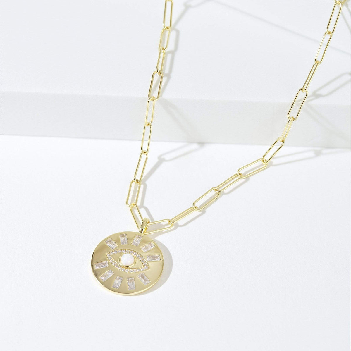 Divine Eye- Medallion Necklace