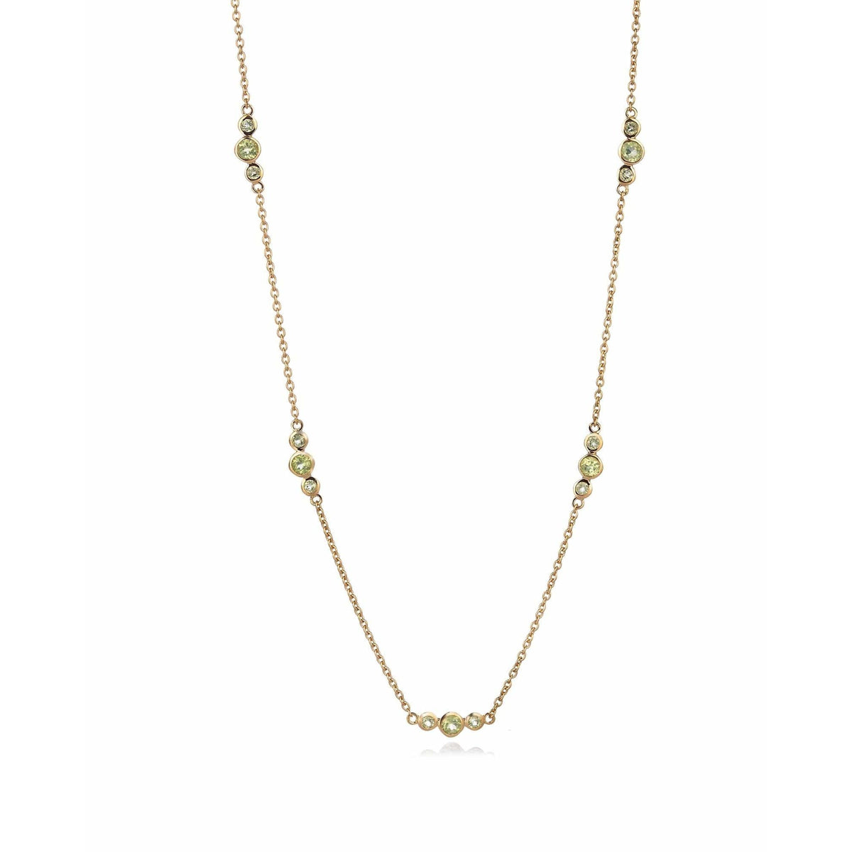 Peridot Bubbles Necklace