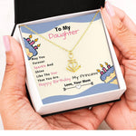 Amazing Anchor Heart Pendant Necklace Birthday Gift From Mom to Daughter!