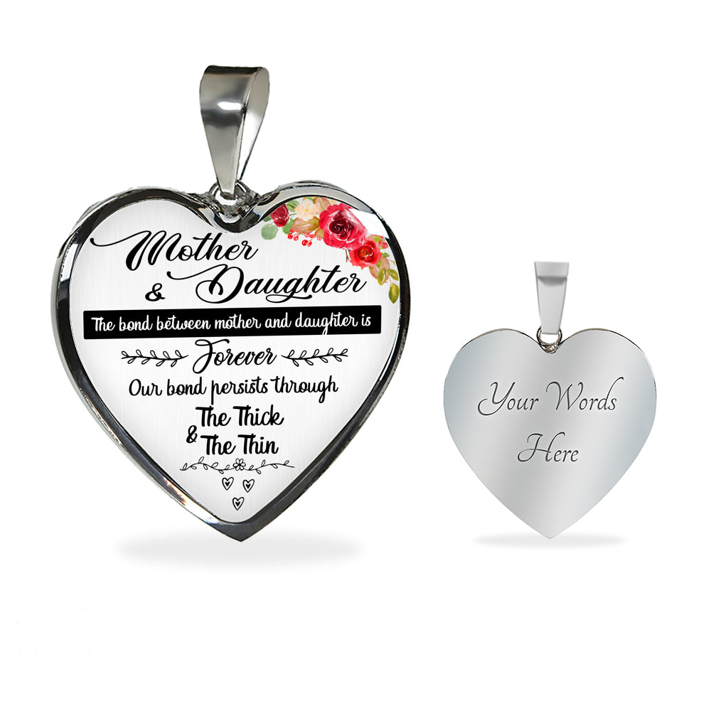 Mother and Daughter Love Pendant!