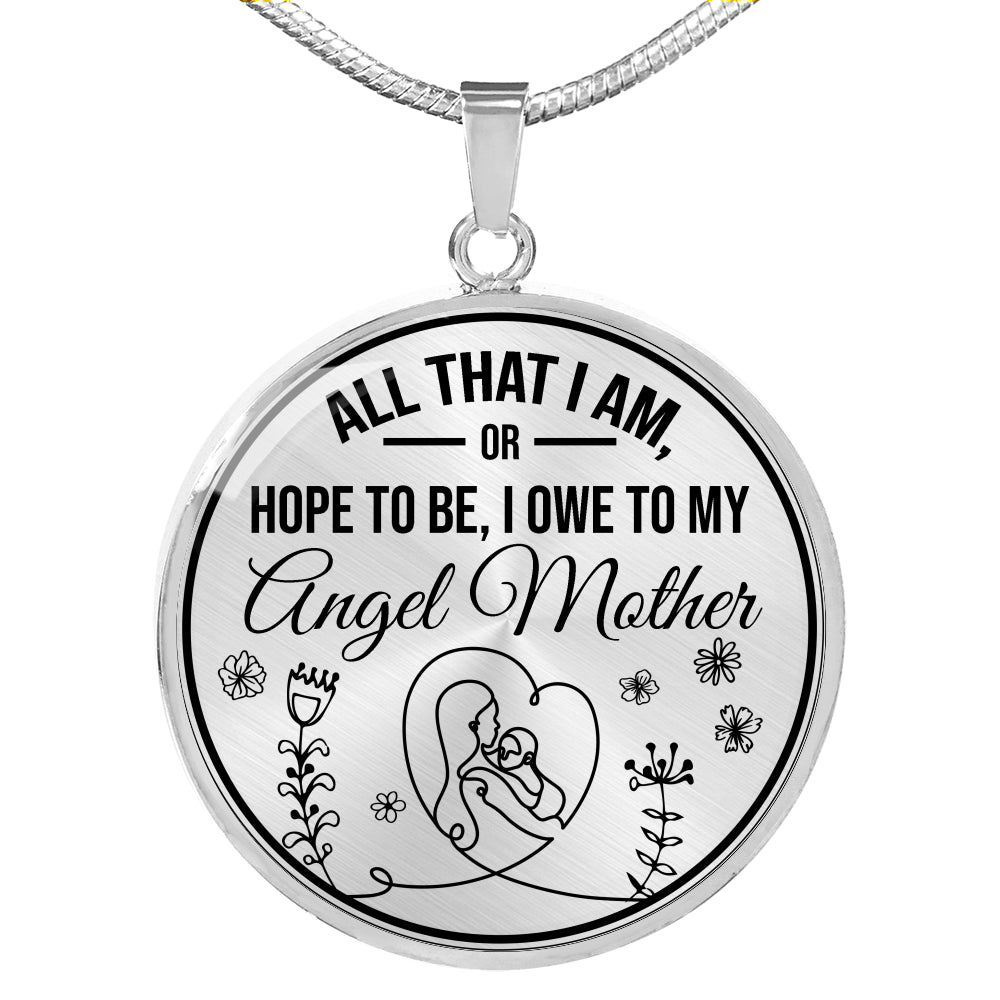 All I Hope to be I Owe You Mom!