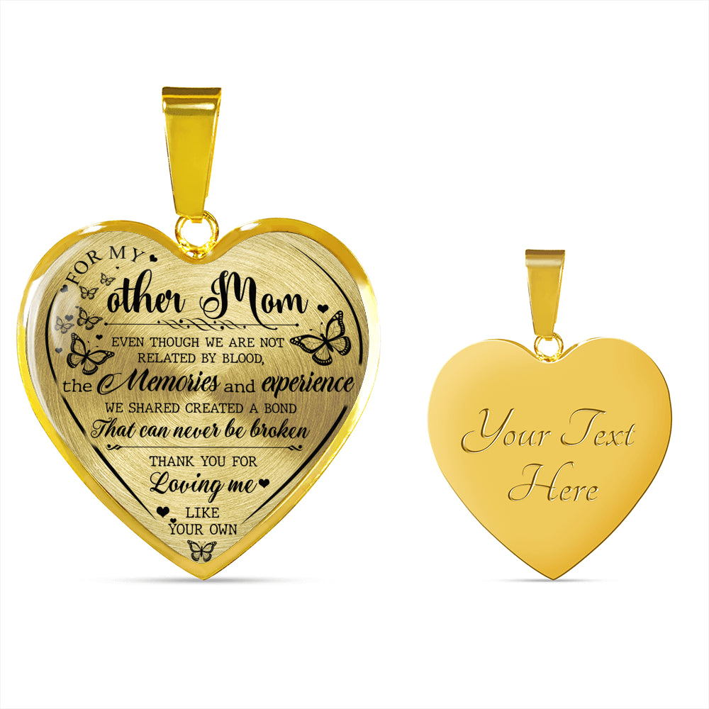 Step Mom Pendant Necklace Gift, Step Mom Gifts From Daughters, Step Mom Gifts From Son