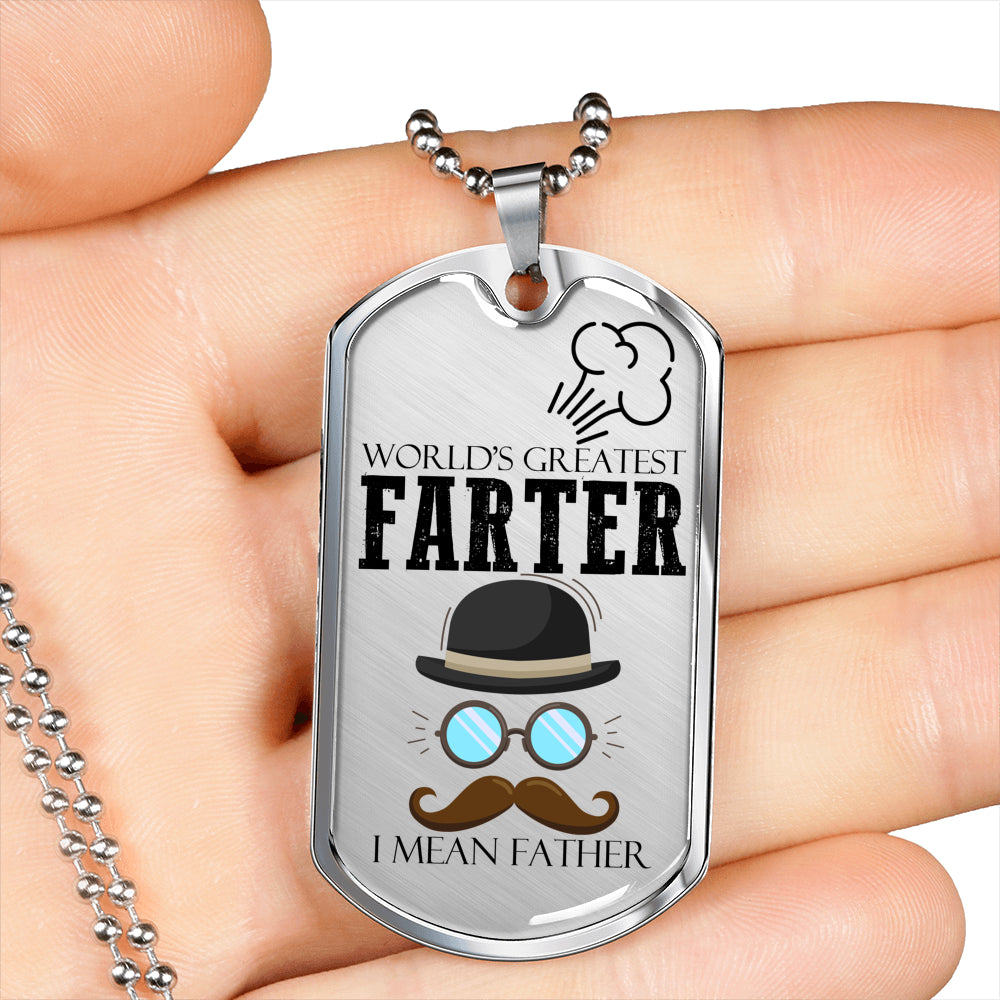 World's Greatest Father Luxury Gift Tag For Fathers!