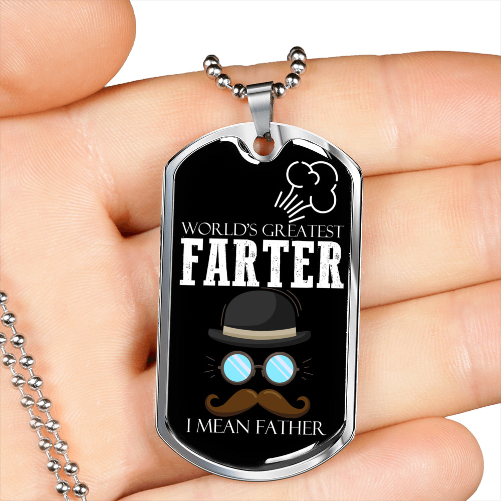 The World Greatest Father Luxury Gift Tag For Fathers!