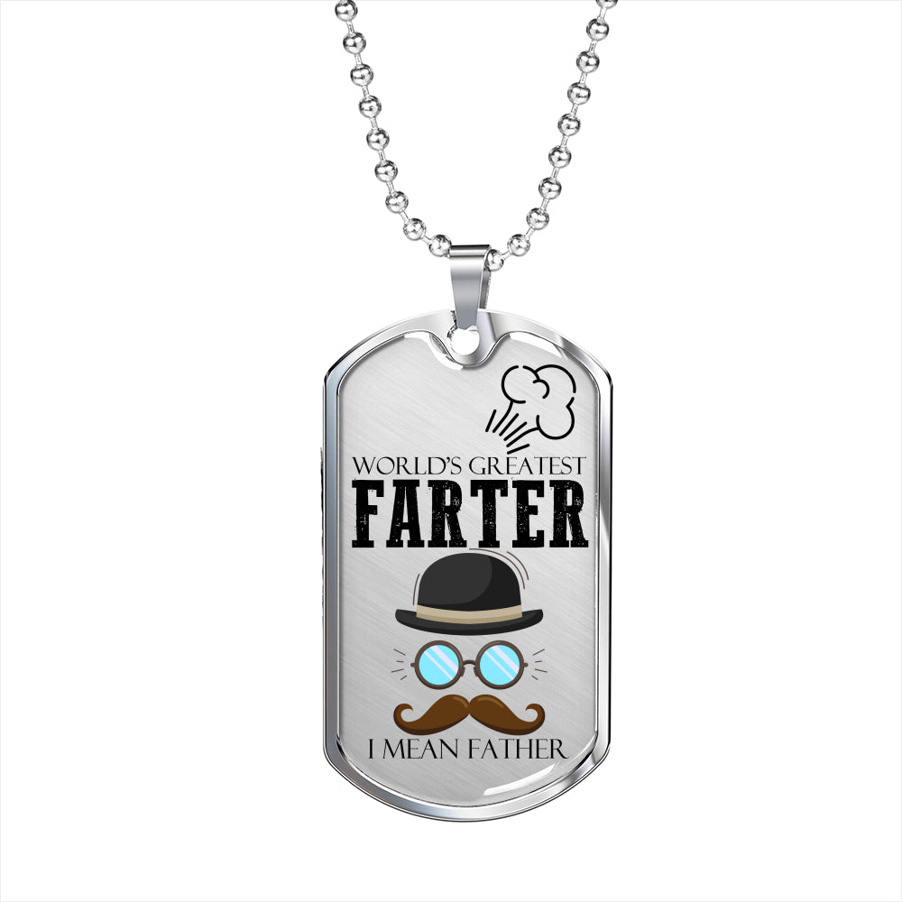 World's Greatest Father Luxury Gift Tag For Fathers!