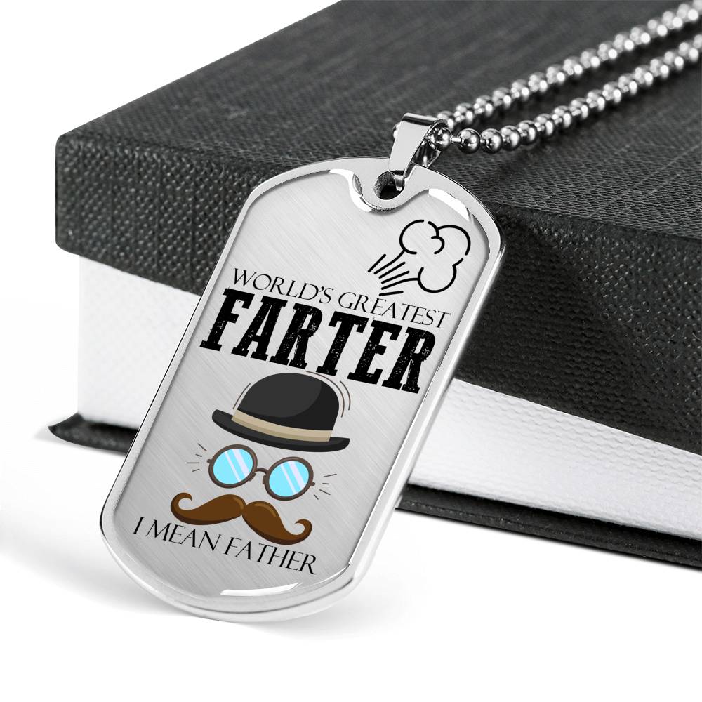 World's Greatest Father Luxury Gift Tag For Fathers!