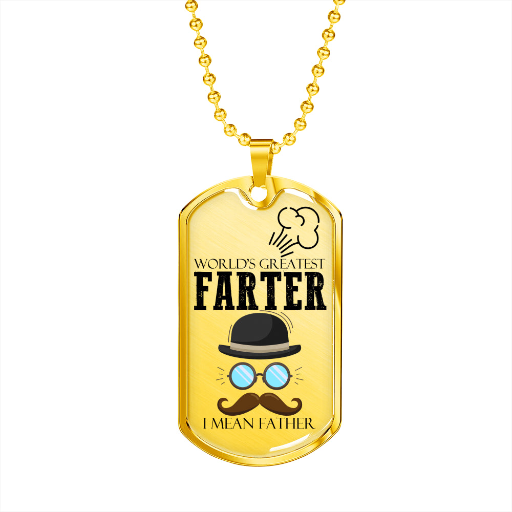 World's Greatest Father Luxury Gift Tag For Fathers!