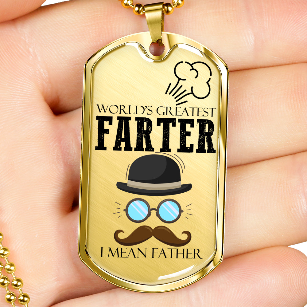 World's Greatest Father Luxury Gift Tag For Fathers!