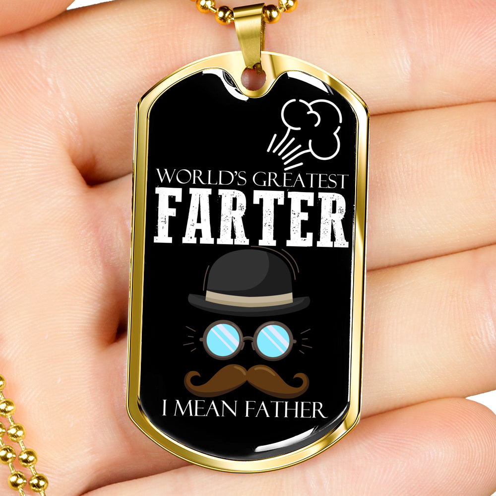 The World Greatest Father Luxury Gift Tag For Fathers!