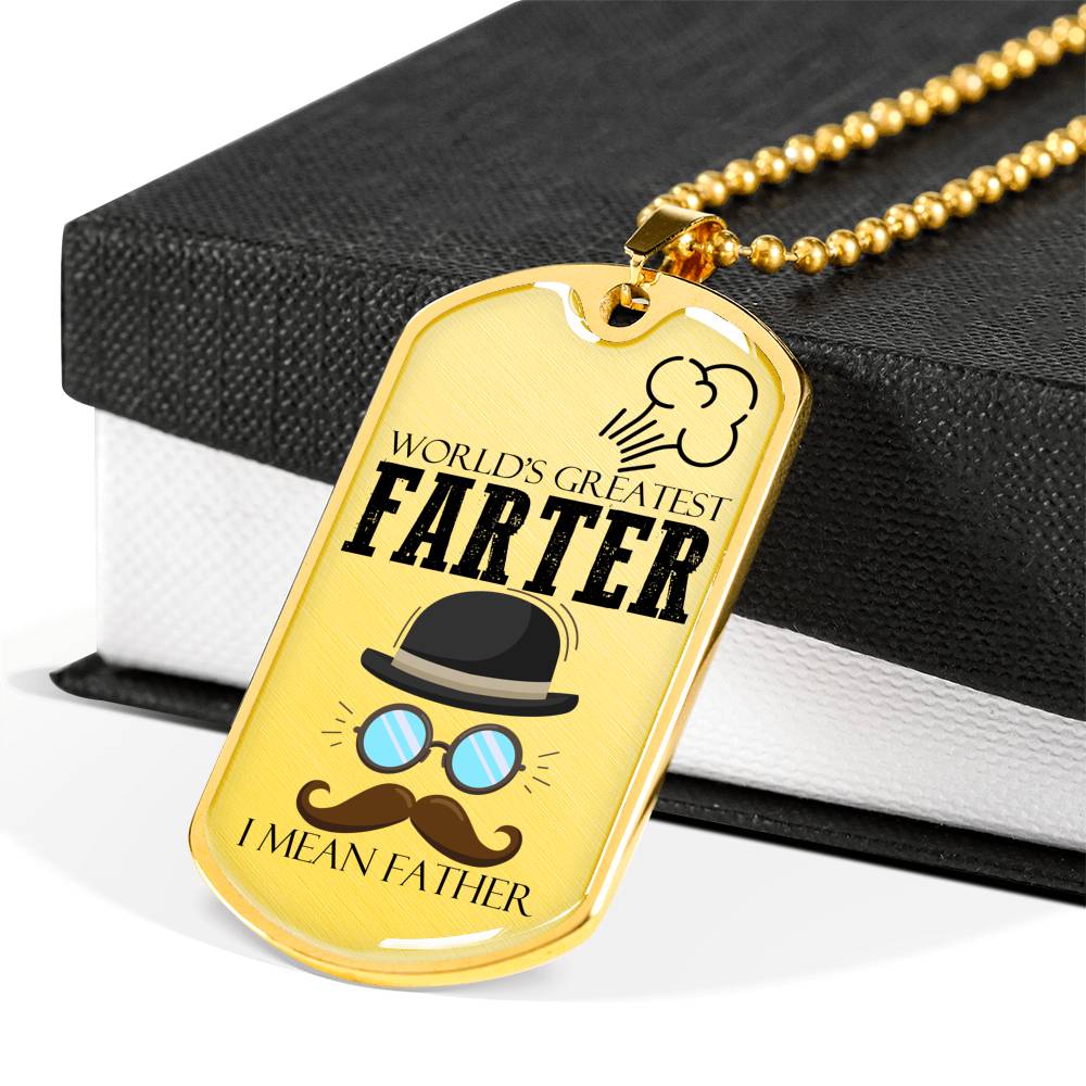 World's Greatest Father Luxury Gift Tag For Fathers!