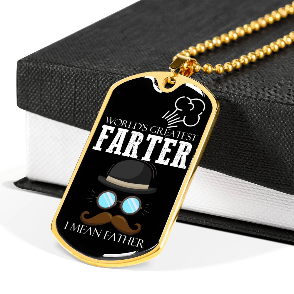 The World Greatest Father Luxury Gift Tag For Fathers!