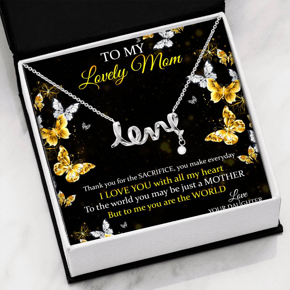 Scripted Love Mothers Day Pendant!