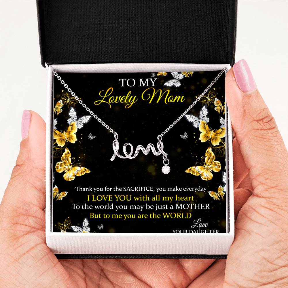 Scripted Love Mothers Day Pendant!