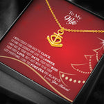 Amazing Anchor Love Pendant Necklace Christmas Gift For Wife!