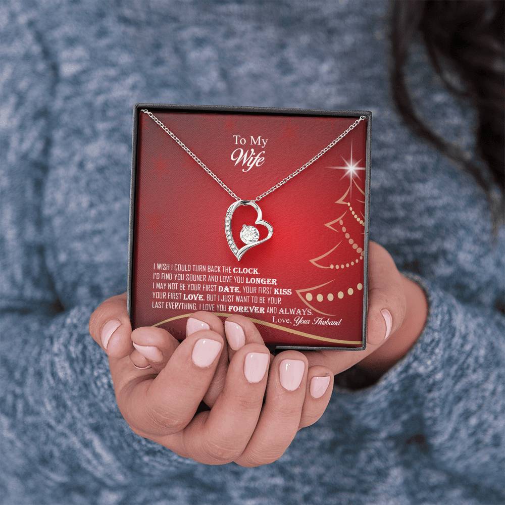 Amazing Forever Love Pendant Necklace Christmas Gift For Wife