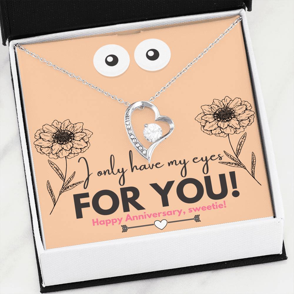 Amazing Anniversary Forever Love Pendant Necklace Gift!