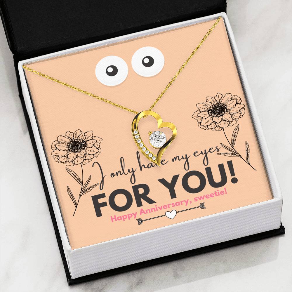 Amazing Anniversary Forever Love Pendant Necklace Gift!