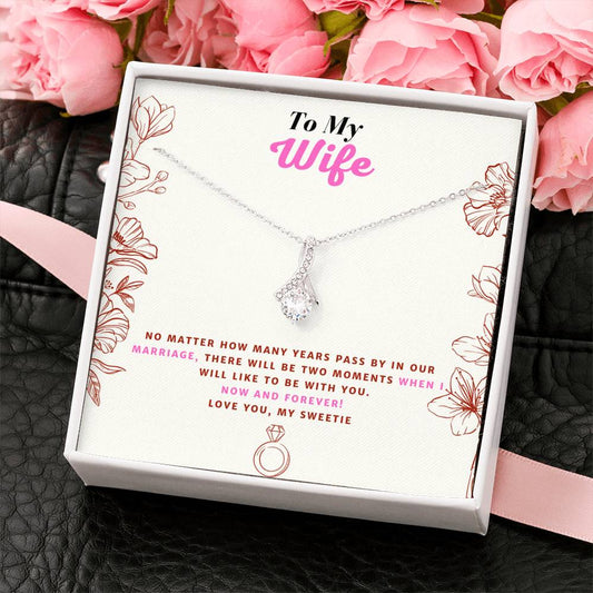 Alluring Beauty Necklace Anniversary Gift for Wife!