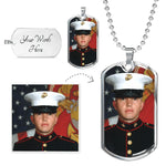 Photo Luxury Tag Christmas Gift For Dad/Son
