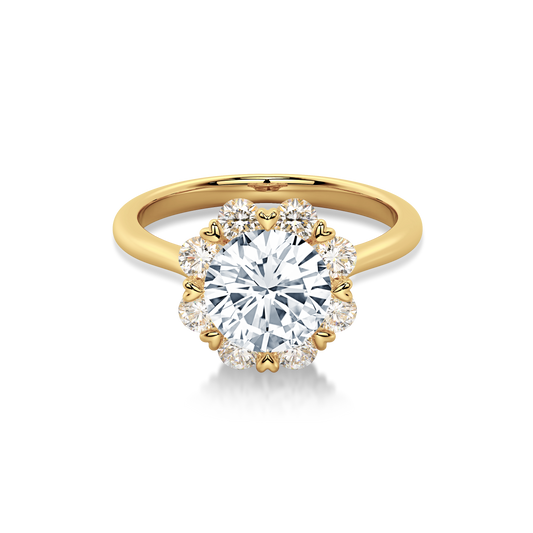 Bouquet Ring Round 18K Yellow Gold