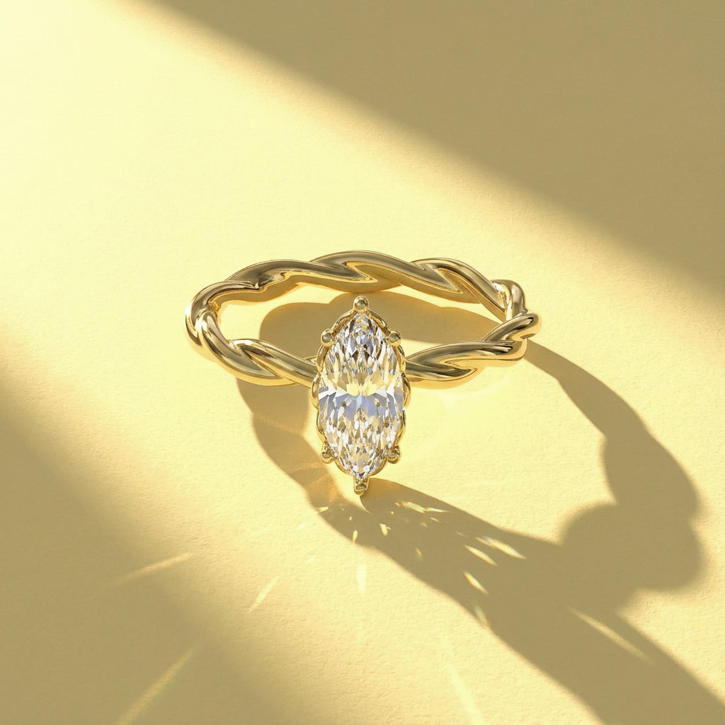 Vintage-Inspired Twist Ring