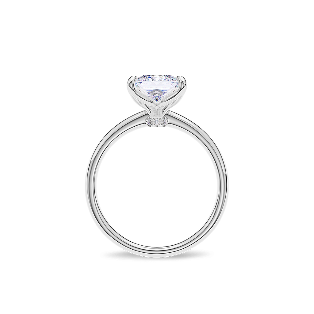 Dia Solitaire Engagement Ring Princess•White Gold