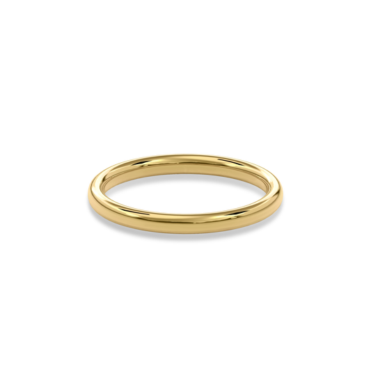 Wedding Bands Round Band 2mm•Yellow Gold
