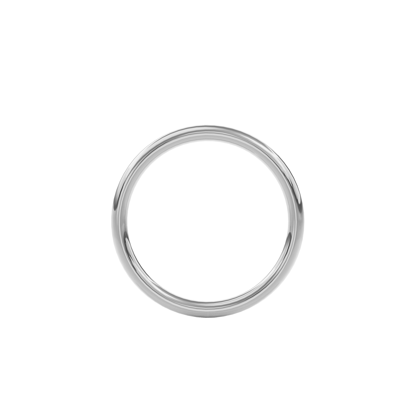 Wedding Bands Round Band 2mm•White Gold