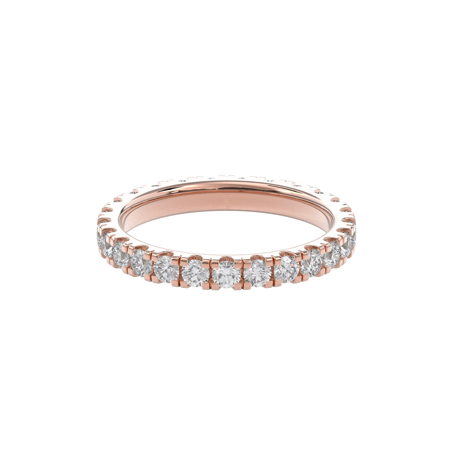 Wedding Bands Enternity Band 2.8mm•Rose Gold