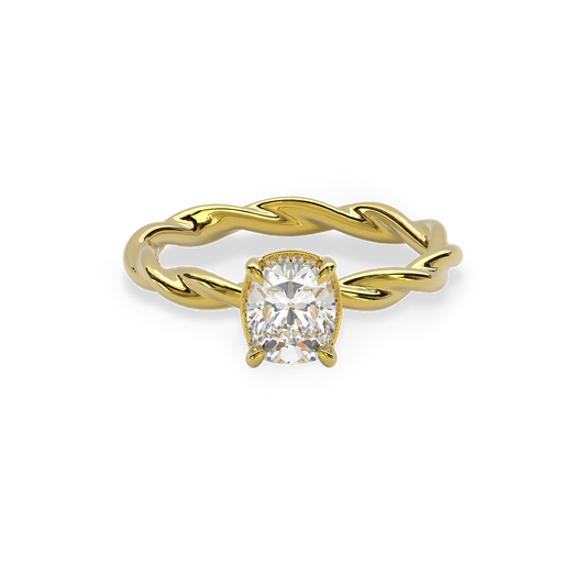 Vintage-Inspired Twist Ring