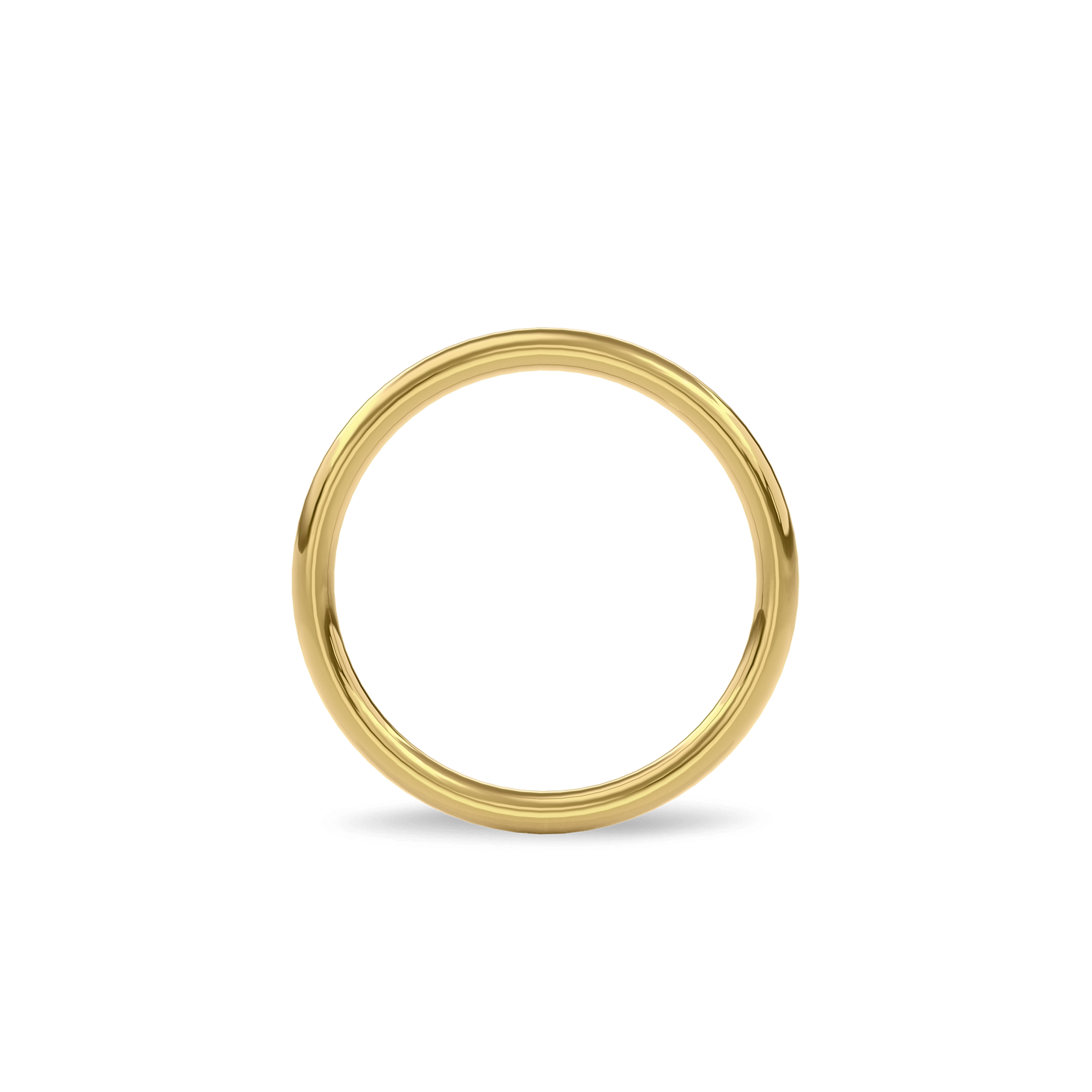 Wedding Bands Round Band 2mm•Yellow Gold