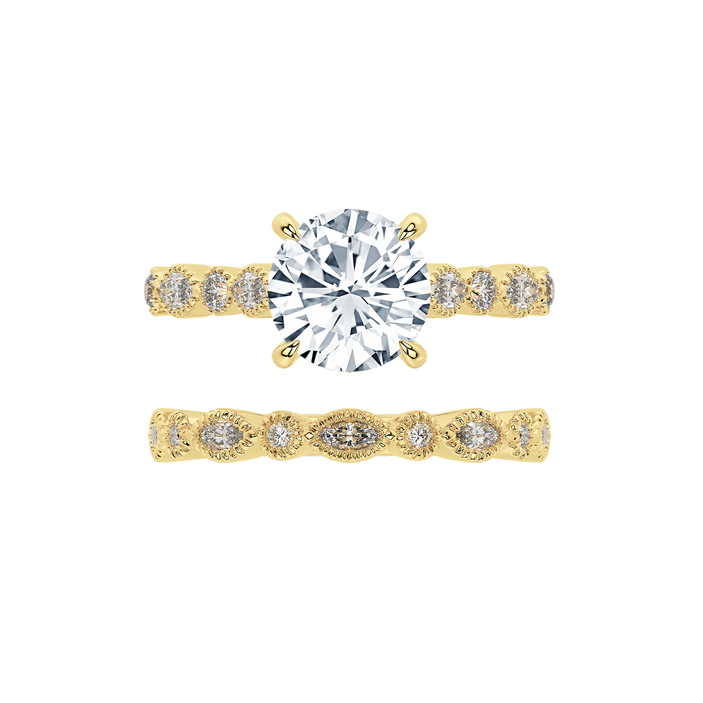 Milgrain Ring