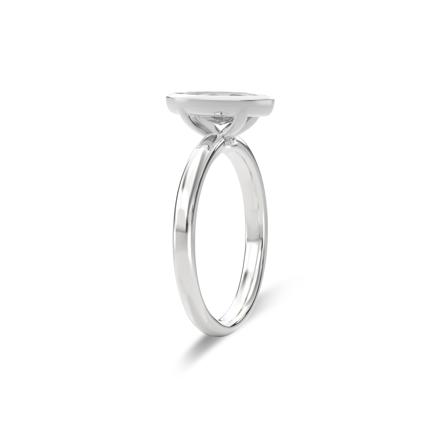 Bezel Ring Marquise•White Gold