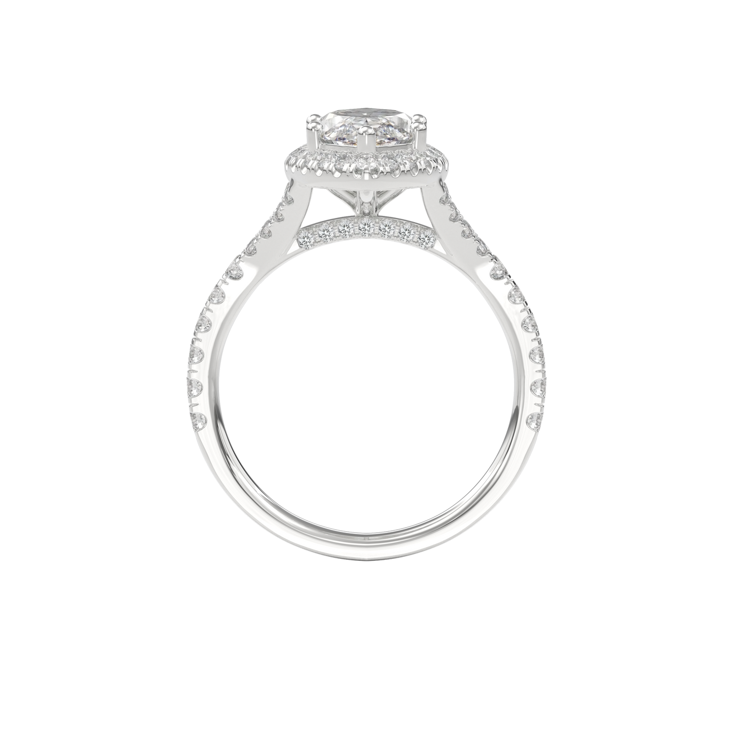 Elara Vintage Inspired Engagement Ring Marquise•White Gold