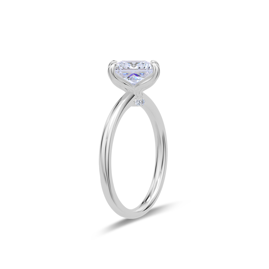 Dia Solitaire Engagement Ring Princess•White Gold