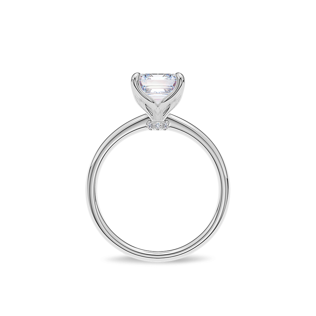 Dia Solitaire Engagement Ring Radiant•White Gold