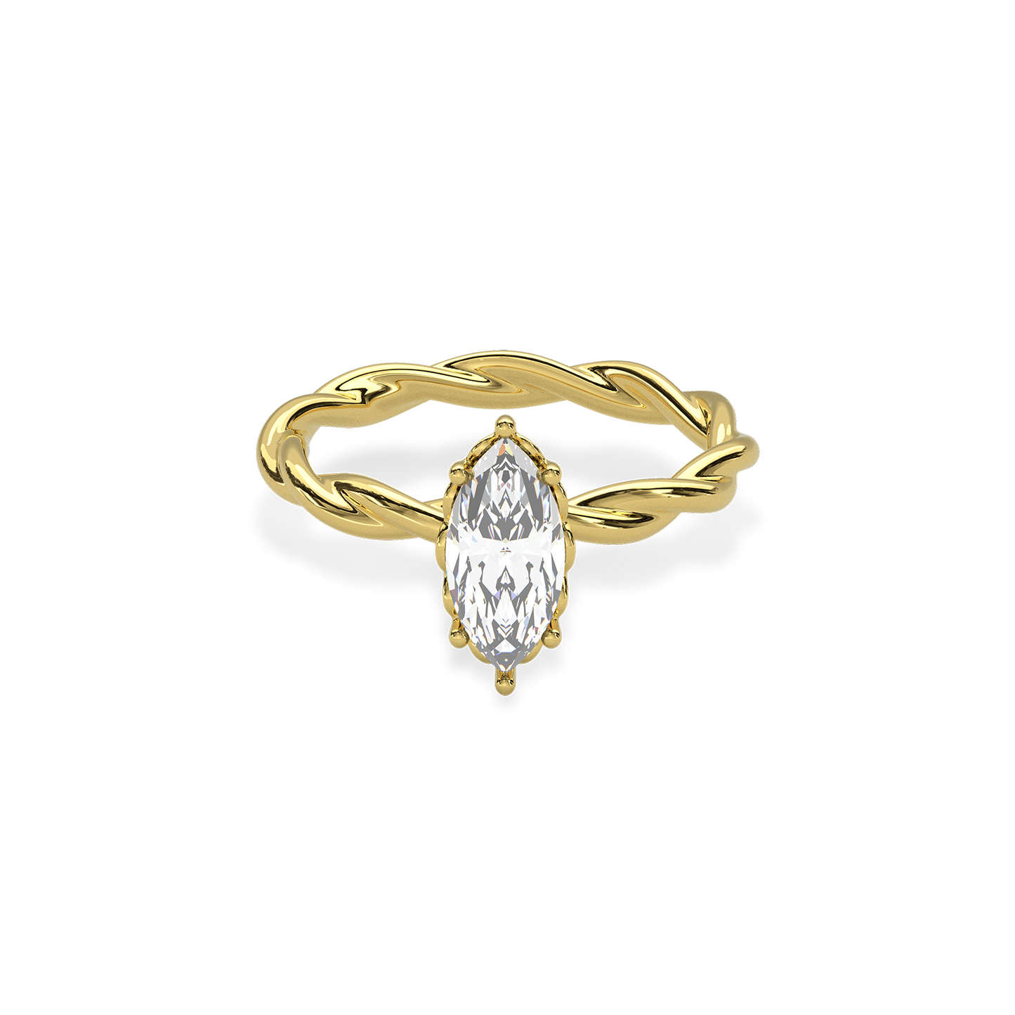 Vintage-Inspired Twist Ring