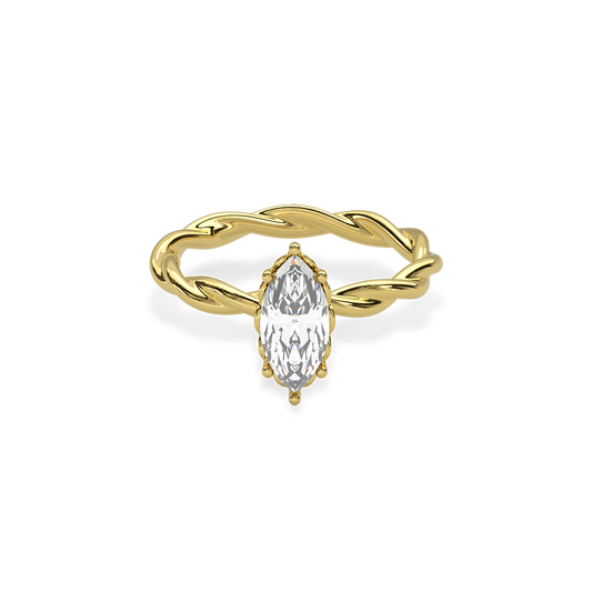 Vintage-Inspired Twist Ring