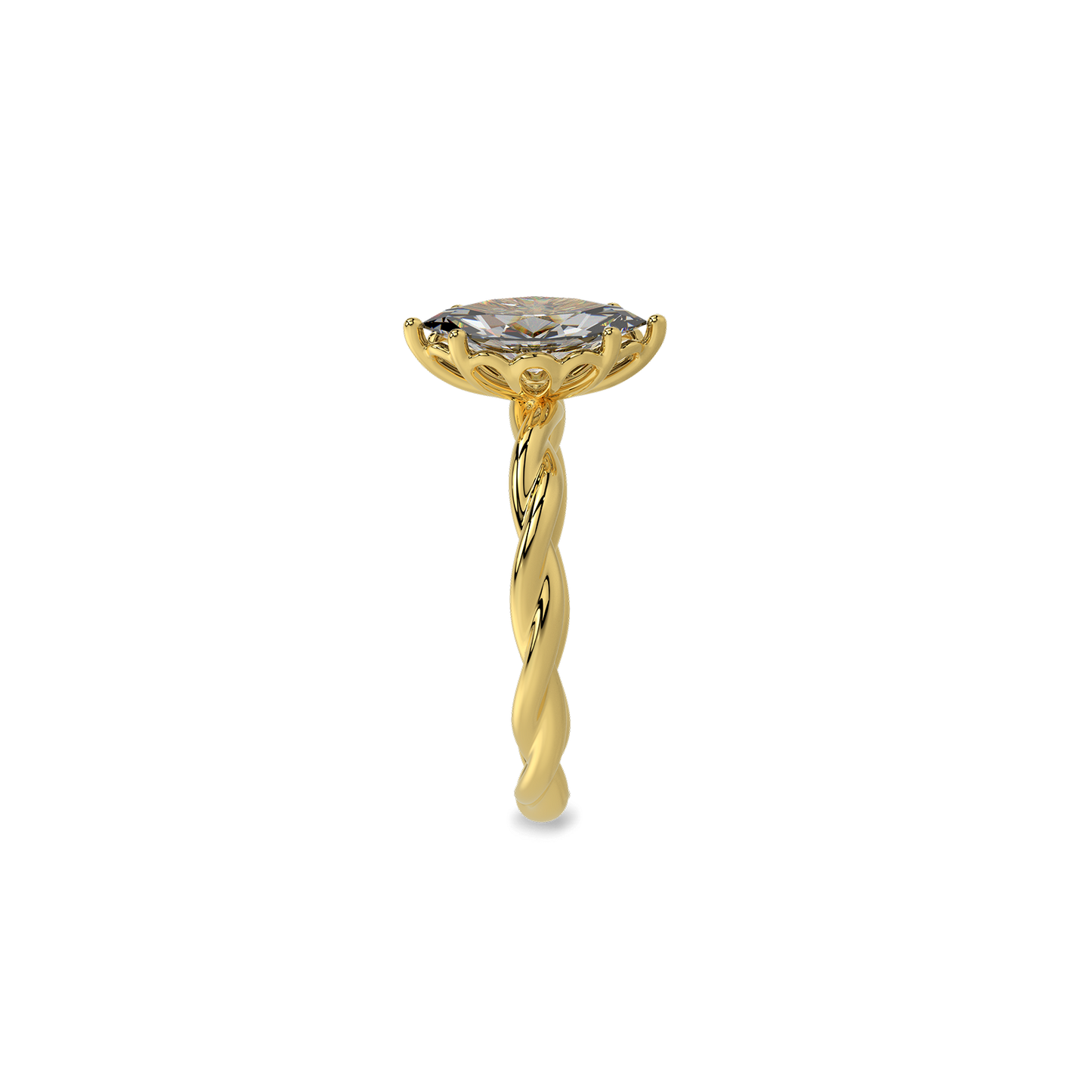 Vintage-Inspired Twist Ring