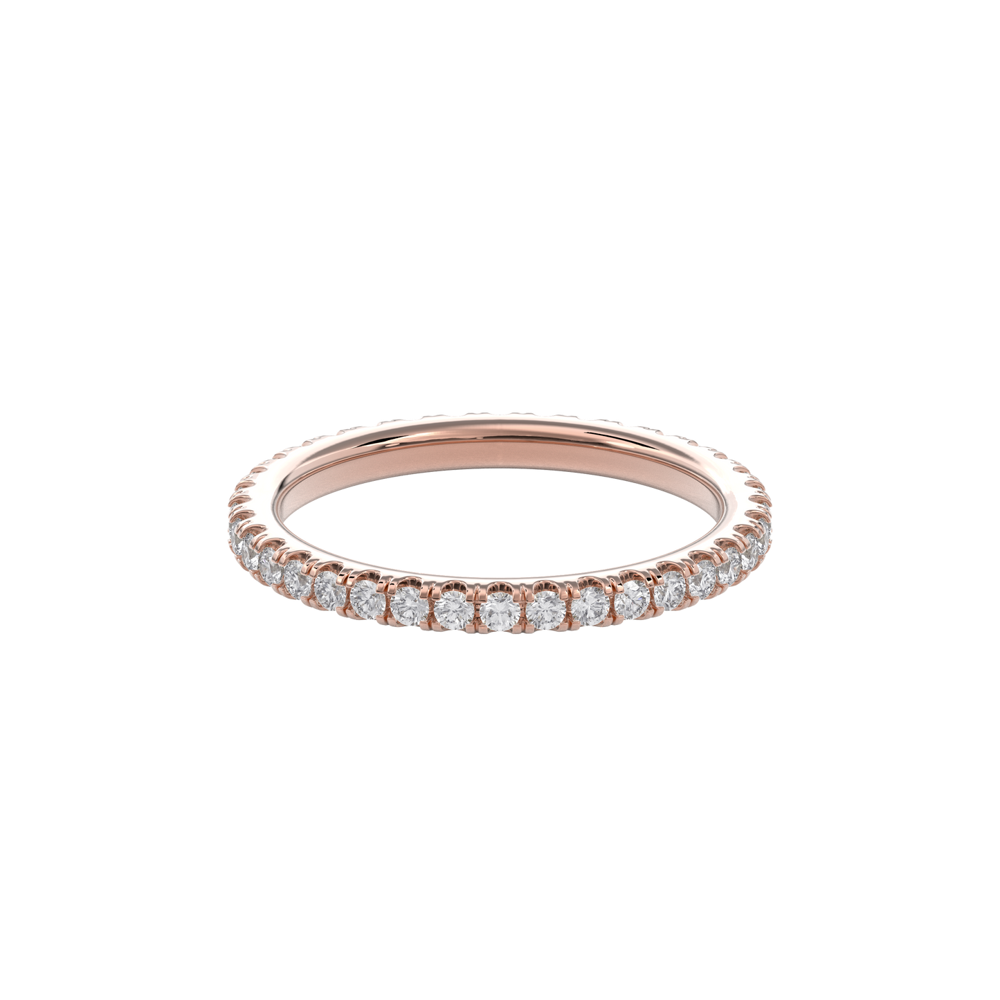 Wedding Bands Enternity Band 1.8mm•Rose Gold