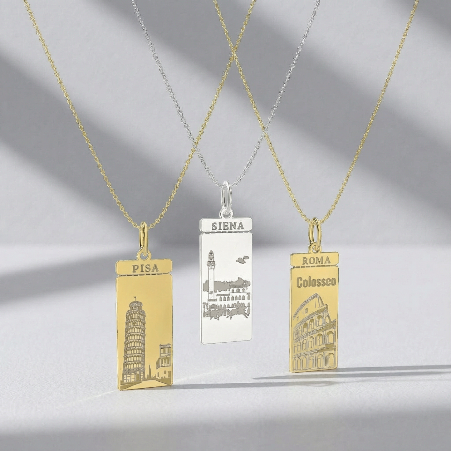Luxe Woman Boarding Ticket Necklace SN003H