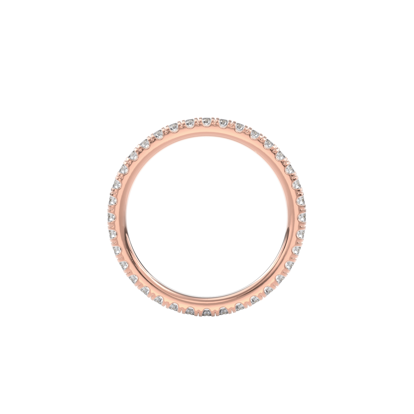 Wedding Bands Enternity Band 1.8mm•Rose Gold