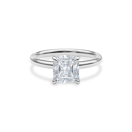 Dia Solitaire Engagement Ring Radiant•White Gold