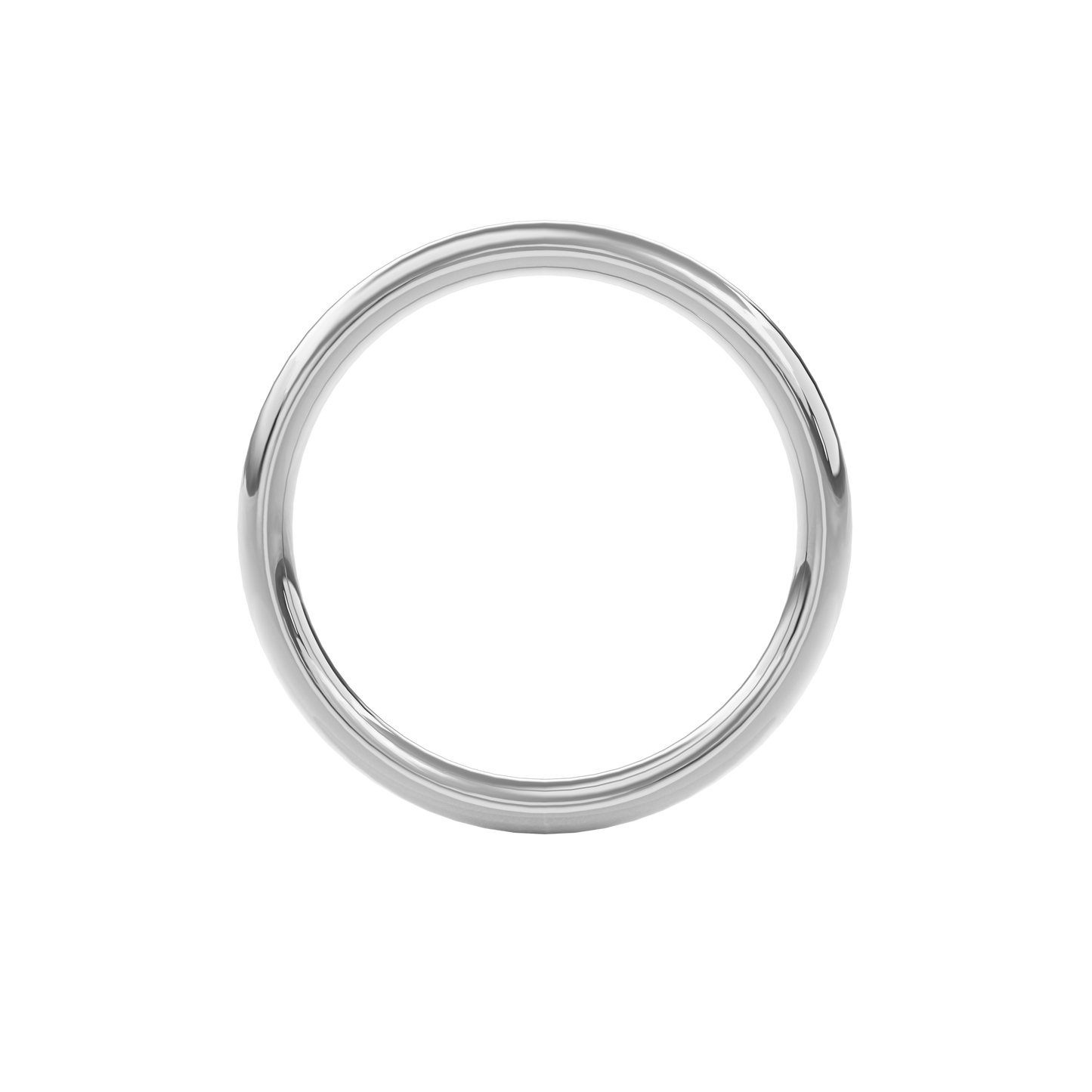 Wedding Bands Round Band 3.3mm•White Gold